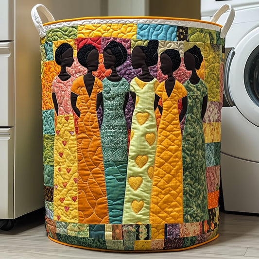 The Golden Queens Quilted Laundry Basket Tote 2043