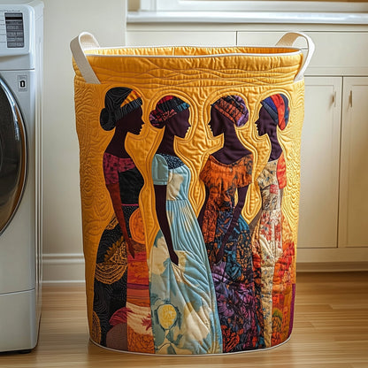 The Golden Queens Quilted Laundry Basket Tote 2044