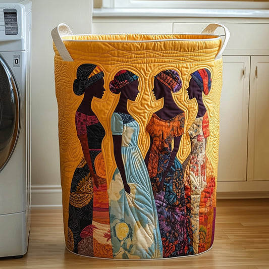 The Golden Queens Quilted Laundry Basket Tote 2044