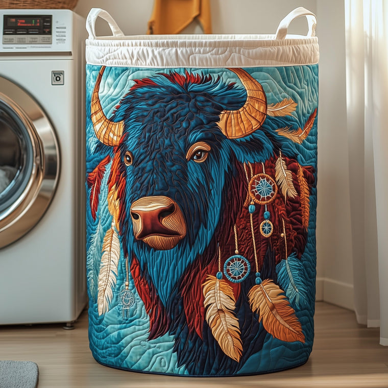 Prairie Bison Laundry Quilted Tote