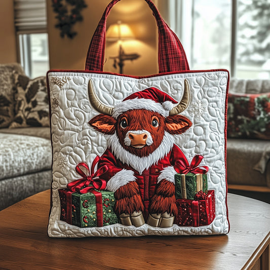 Everyday Christmas Quilted Tote Bag