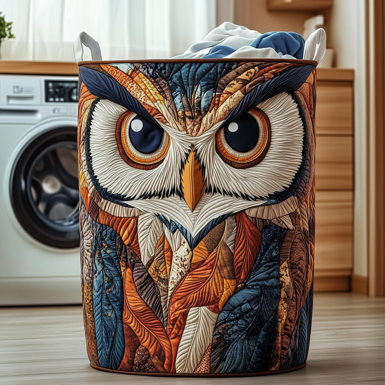Majestic Owl Laundry Quilted Tote
