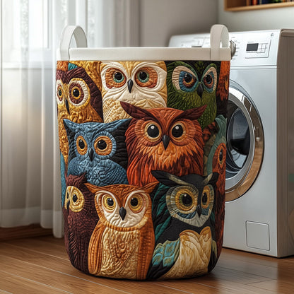 Owl Haven Laundry Quilted Tote