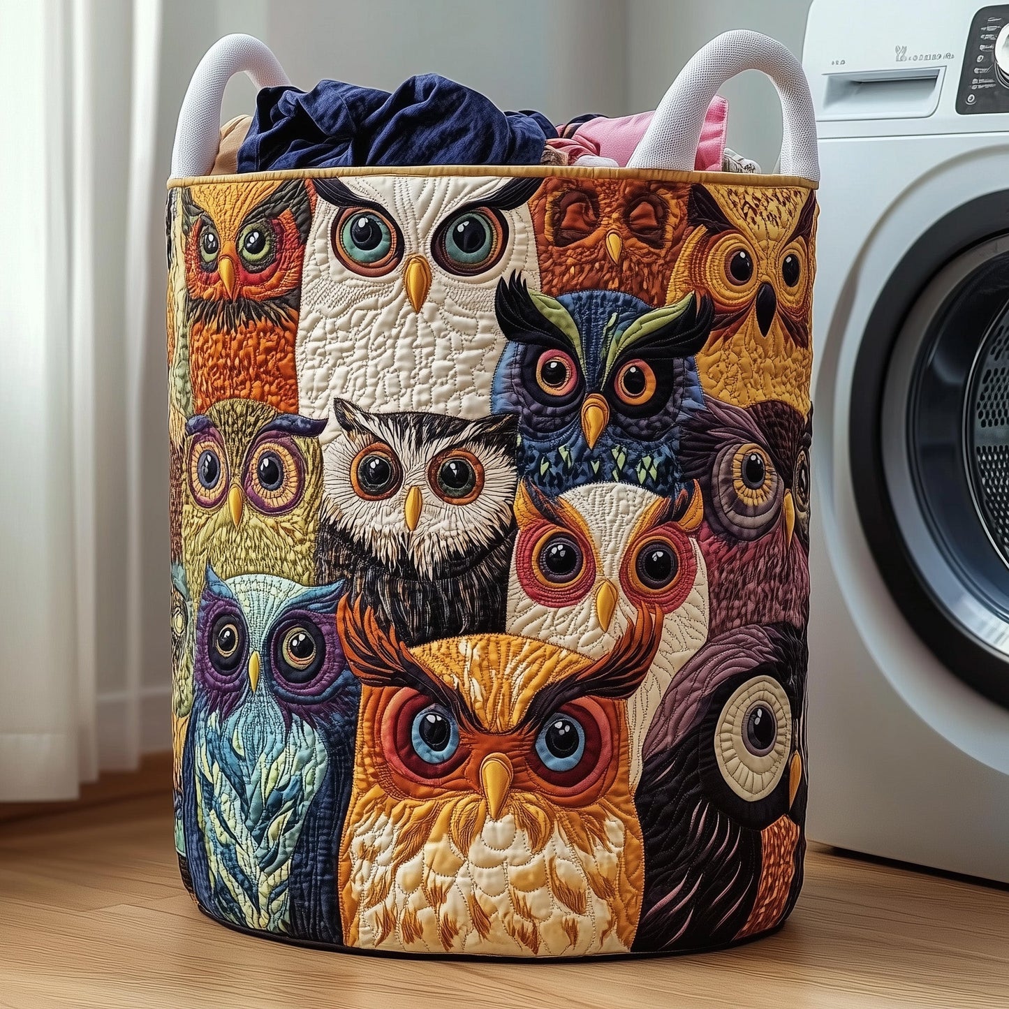 Owl Haven Laundry Tote Bag