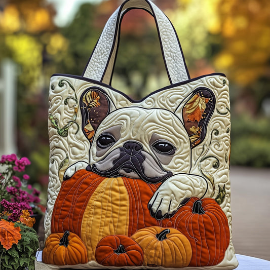 The Lazy Autumn Frenchie Tote