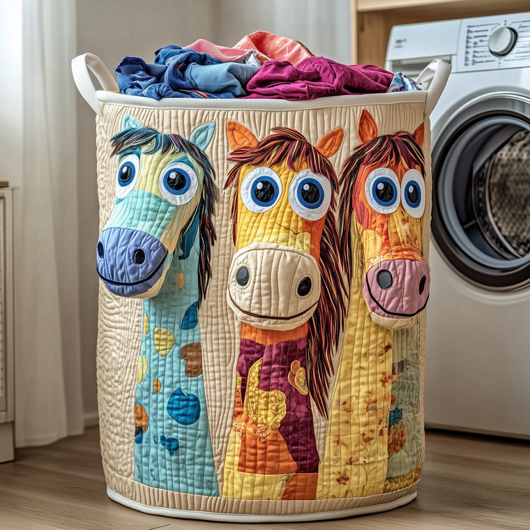 Funky Horse Laundry Quilted Tote