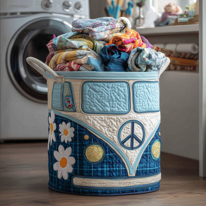 The Hippie Van Quilted Laundry Basket Tote 2280