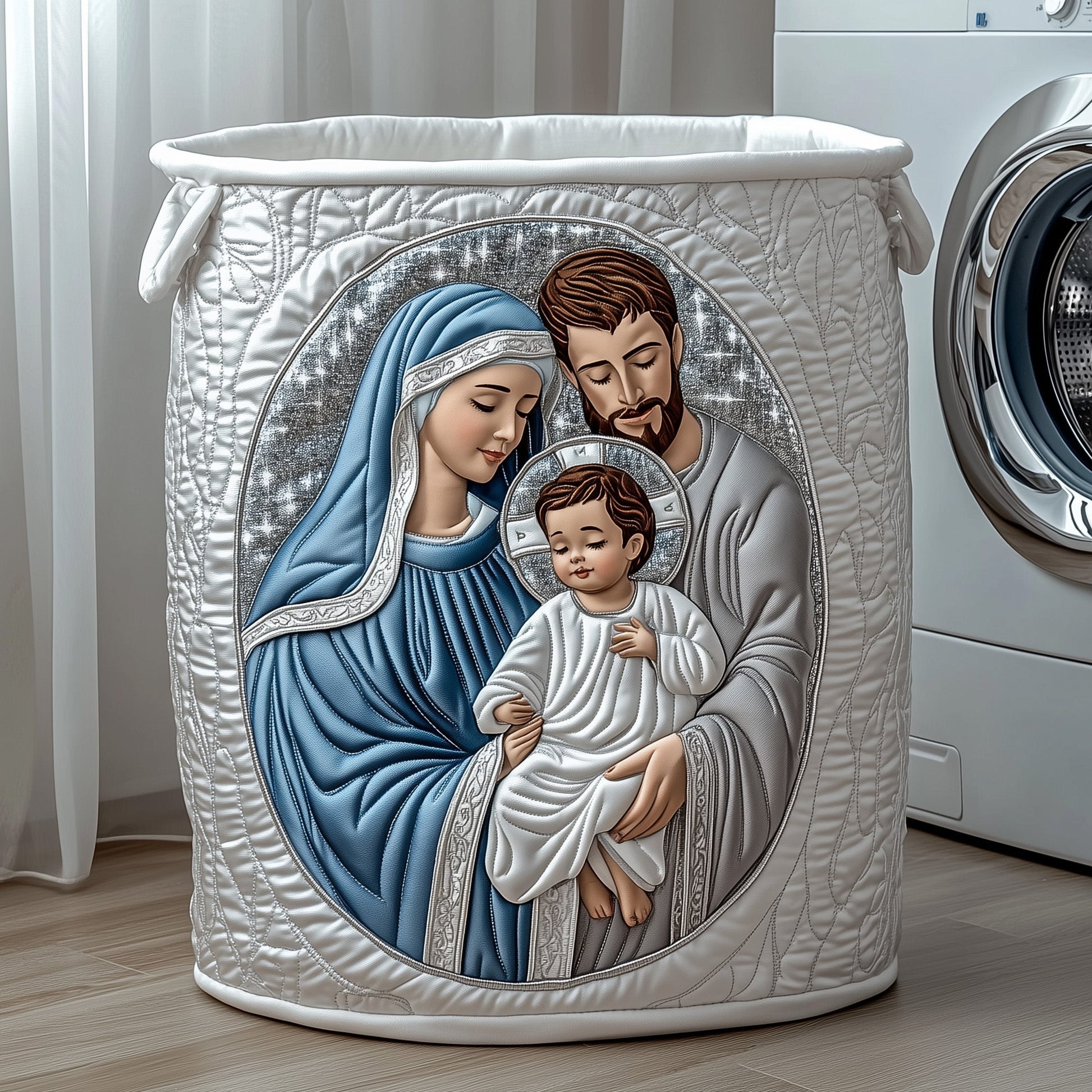 Nativity Laundry Basket Tote Bag