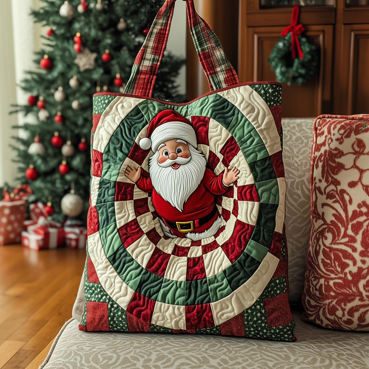 Santa Claus Holiday Tote Bag