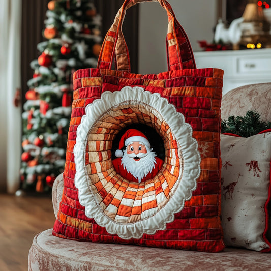 The Santa Spirit Quilted Tote