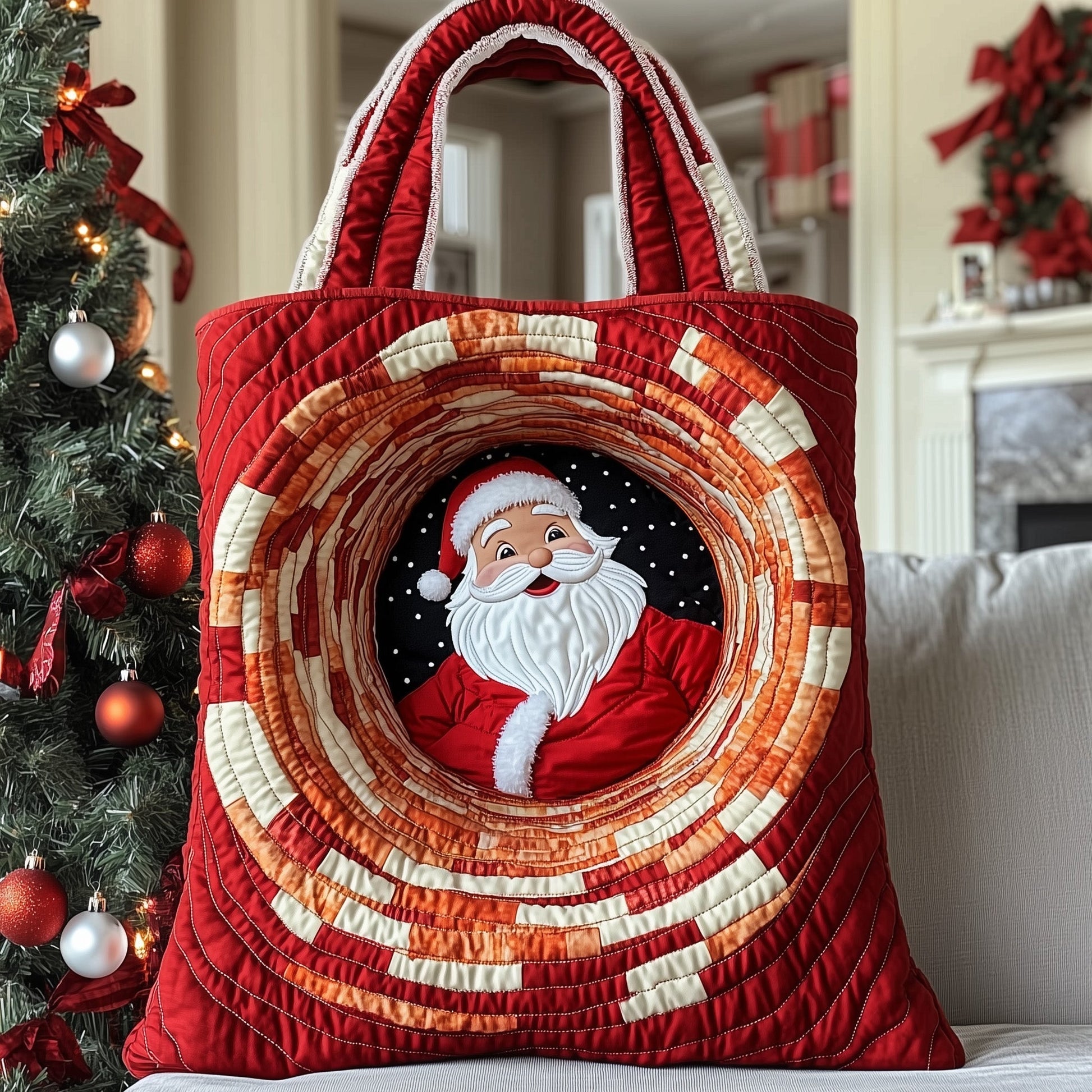 Everyday Holiday Quilted Tote Bag