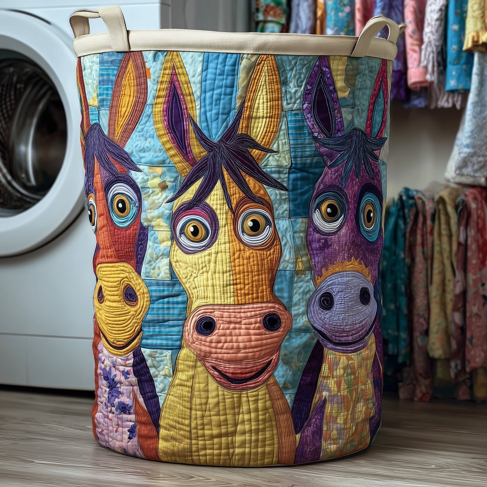 Everyday Donkey Quilted Tote Bag