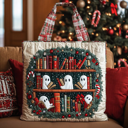 Everyday Holiday Bookworm Quilted Tote