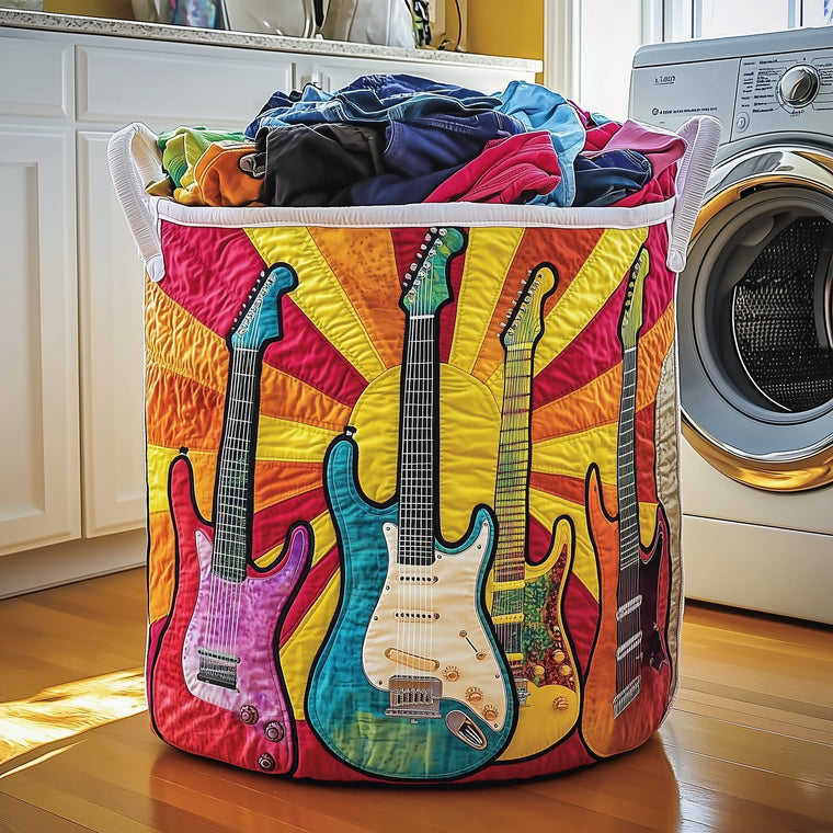 Groovy Strings Laundry Quilted Tote