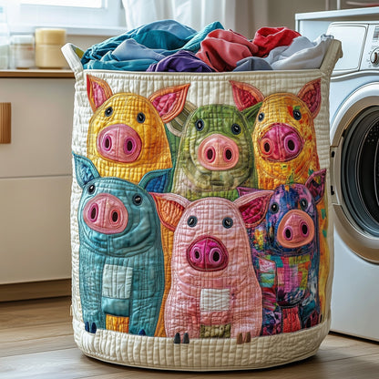 Pasture Piglet Laundry Tote Bag