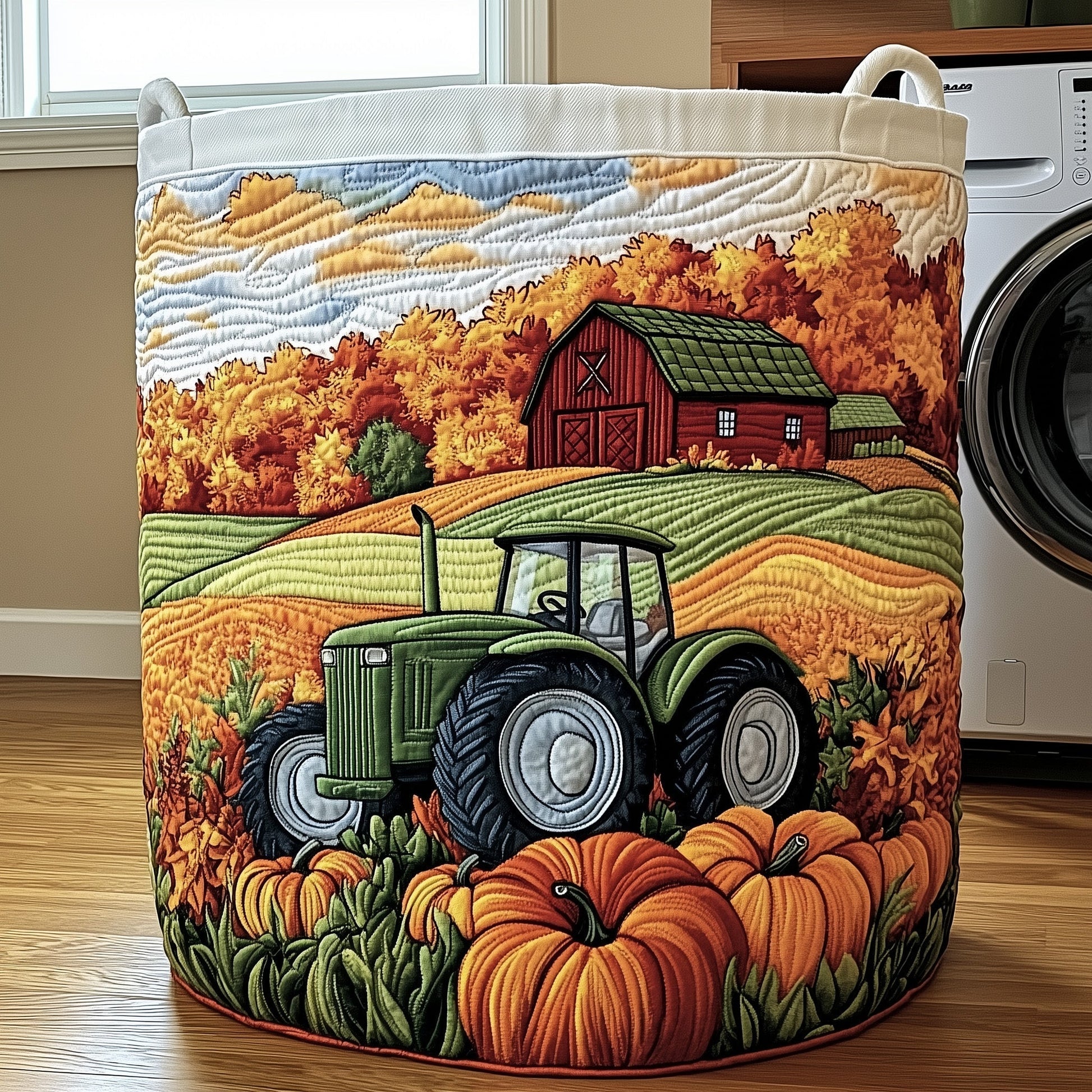 Prairie Breeze Laundry Tote Bag