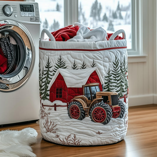 The Prairie Breeze Quilted Laundry Basket Tote 3288