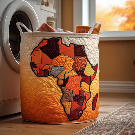 The Golden Glow Quilted Laundry Basket Tote 3370