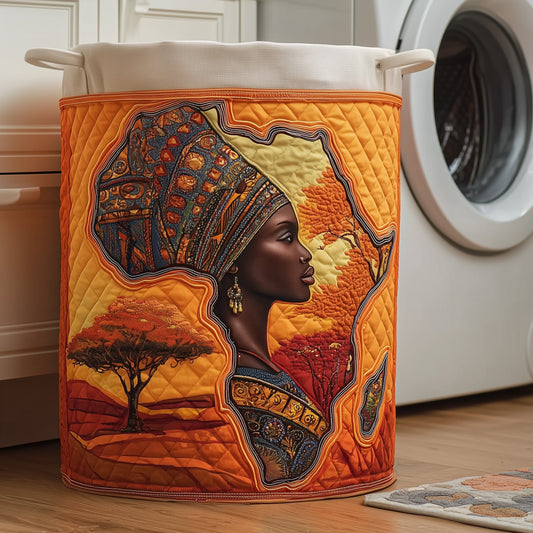 The Golden Glow Quilted Laundry Basket Tote 3371