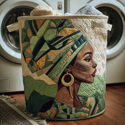 The Golden Glow Quilted Laundry Basket Tote 3499