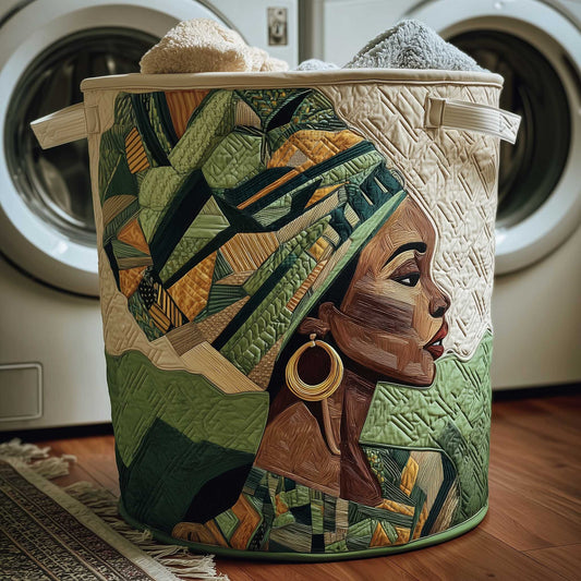 The Golden Glow Quilted Laundry Basket Tote 3499