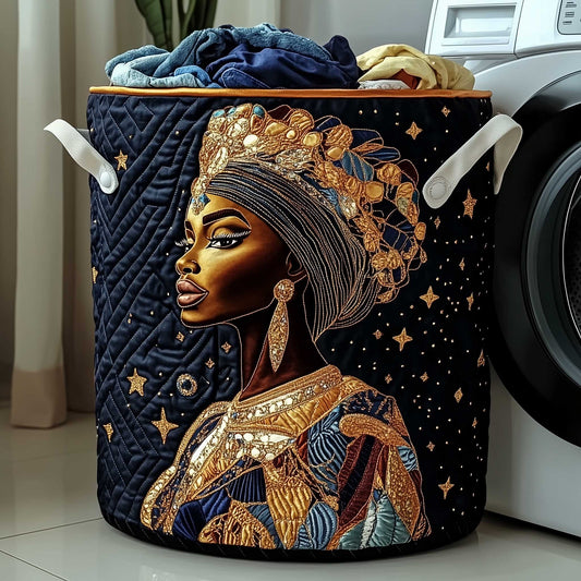 The Golden Glow Quilted Laundry Basket Tote 3501