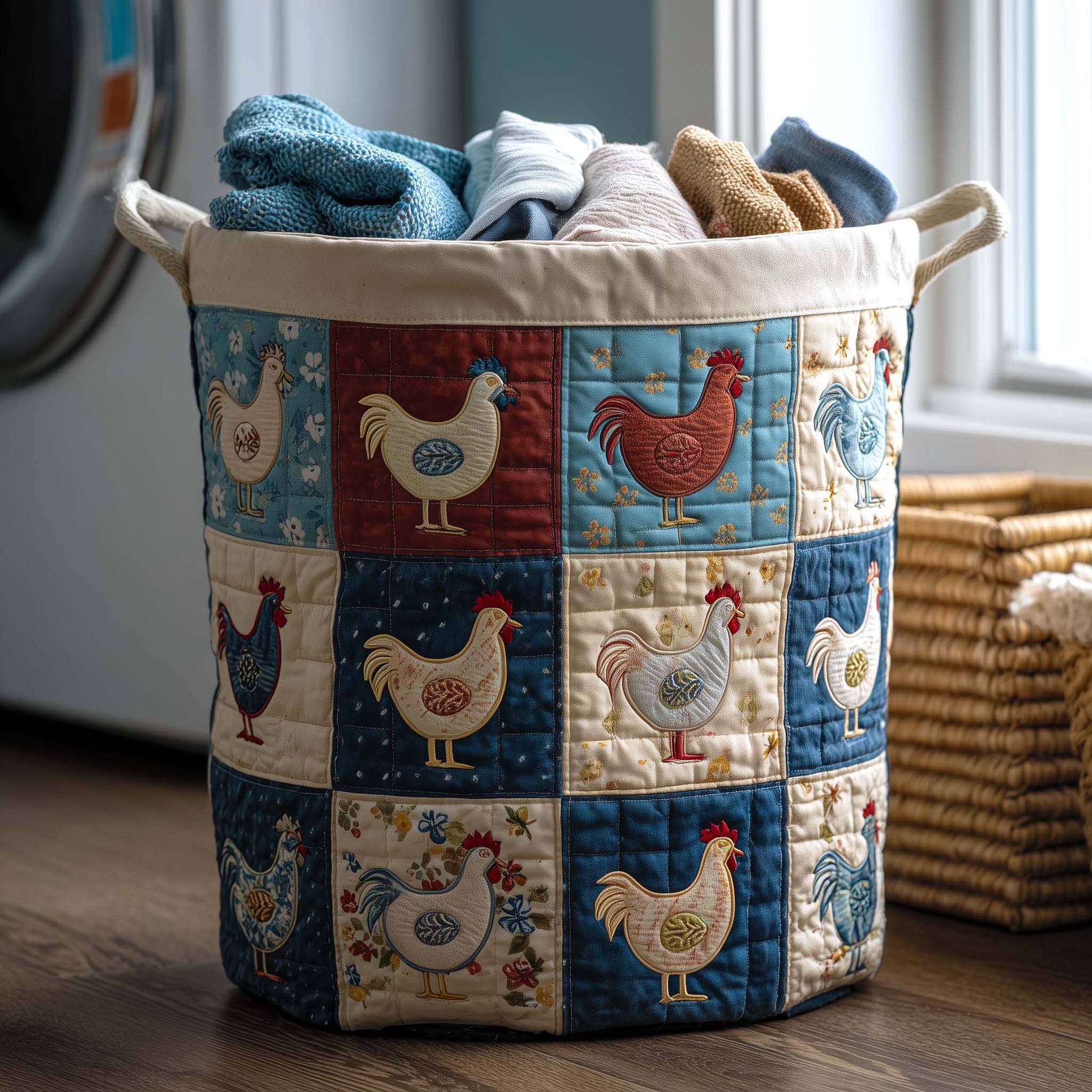 Everyday Chicken Quilted Tote Bag