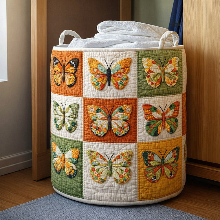 Meadow Flutter Laundry Tote Bag