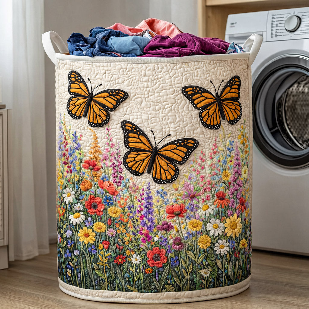 Meadow Flutter Laundry Quilted Tote