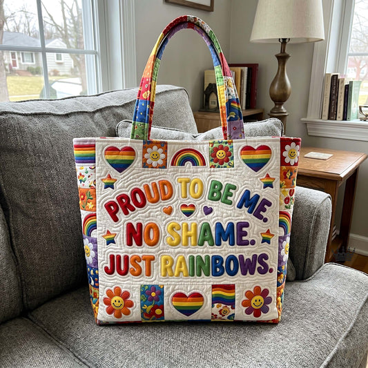 The Proud To Be Me Quilted Tote