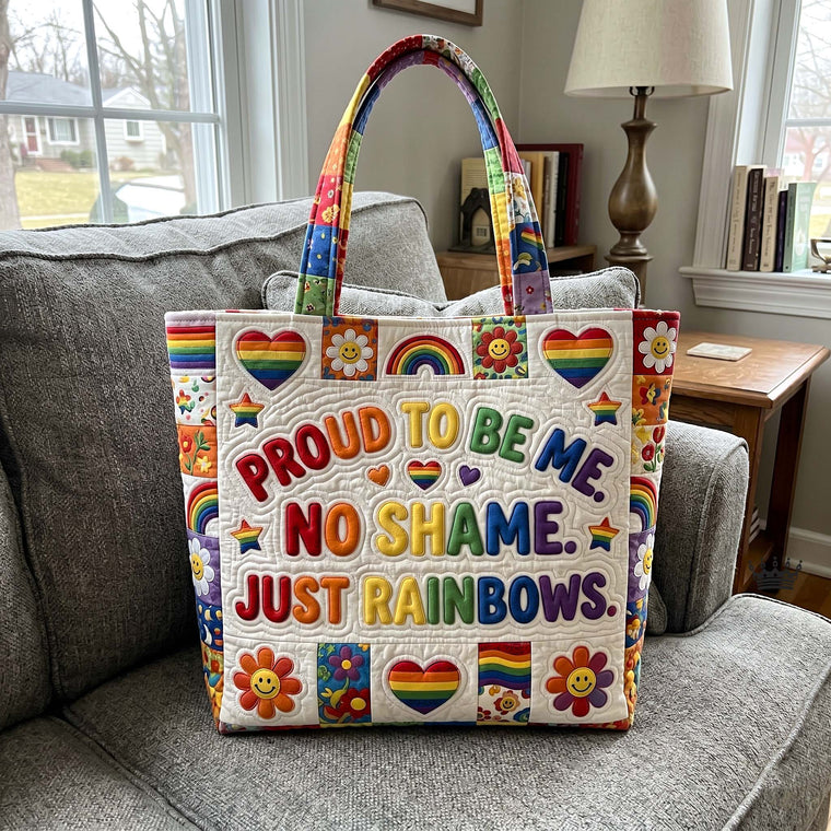 The Proud To Be Me Quilted Tote
