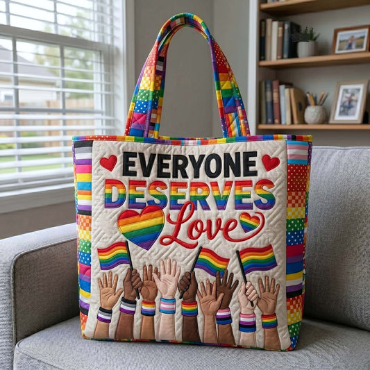 The Pride Love Quilted Tote