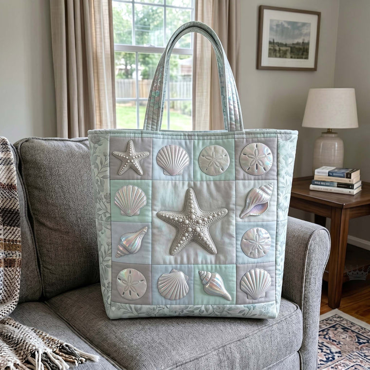 Everyday Seashells Starfish Tote Bag