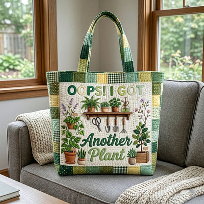 The Garden Plant Quilted Tote