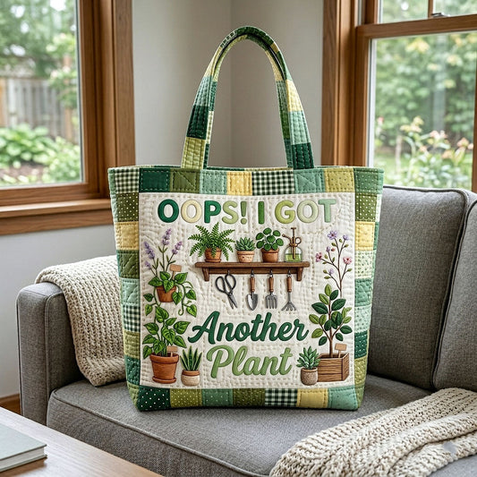 The Garden Plant Quilted Tote