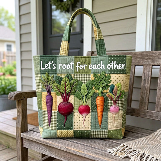 The Garden Harvest Quilted Tote