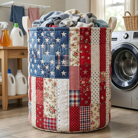 The Liberty Legacy Quilted Laundry Basket Tote 9058