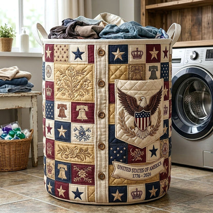The Liberty Legacy Quilted Laundry Basket Tote 9059