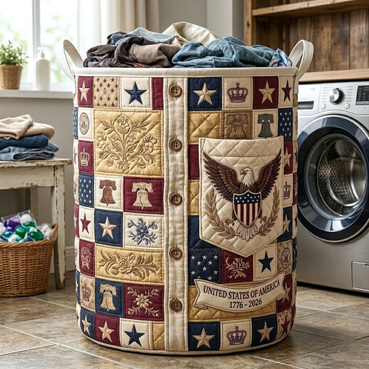 The Liberty Legacy Quilted Laundry Basket Tote 9059