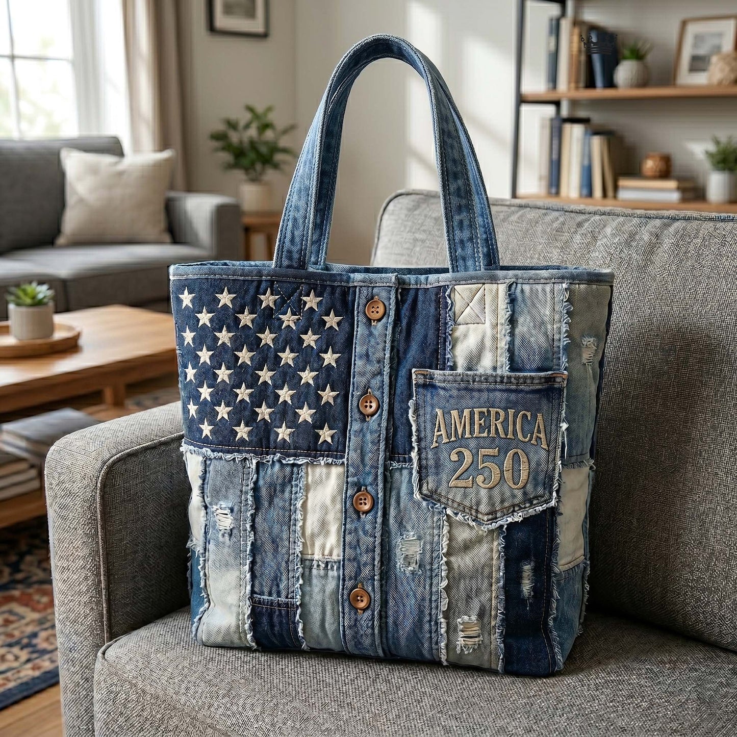 Everyday Heritage America Quilted Tote