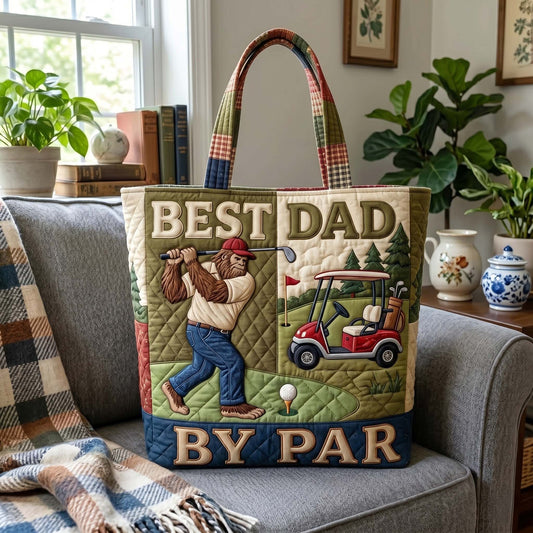 The Sasquatch Golf Quilted Tote