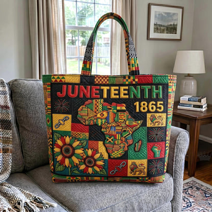 Everyday Juneteenth Africa Quilted Tote
