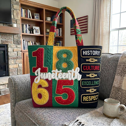 Everyday Juneteenth Heritage Quilted Tote