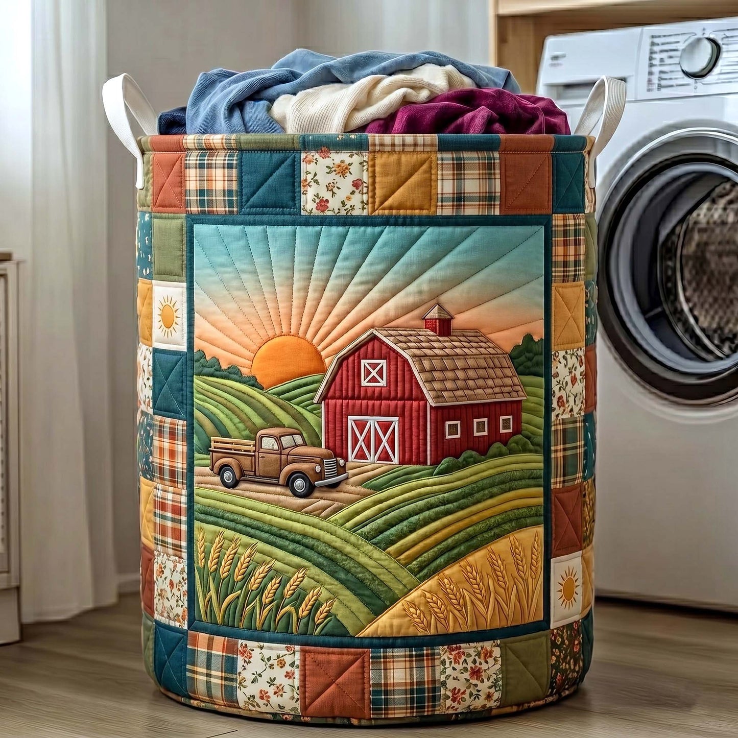 Everyday Countryside Quilted Tote Bag