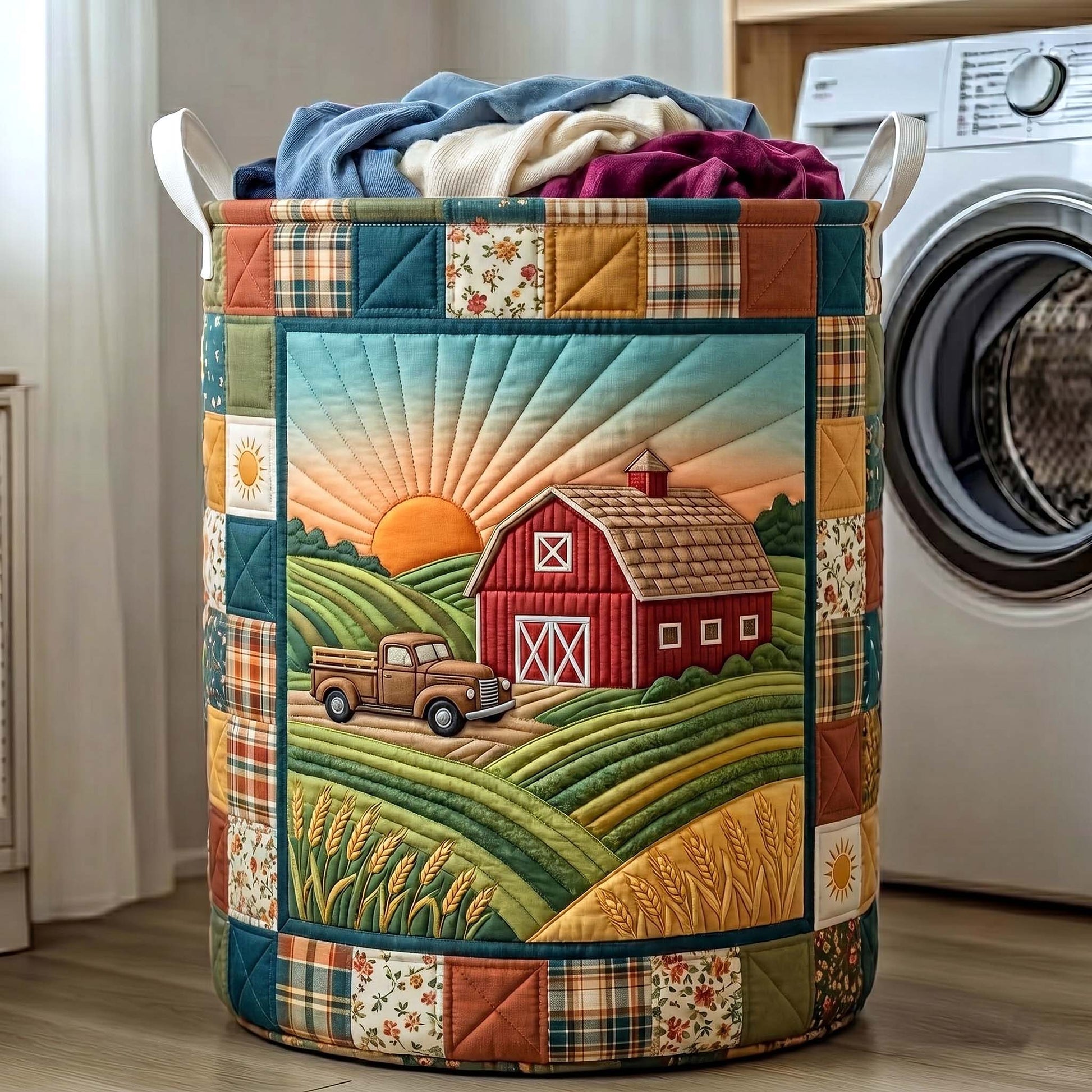 Everyday Countryside Quilted Tote Bag