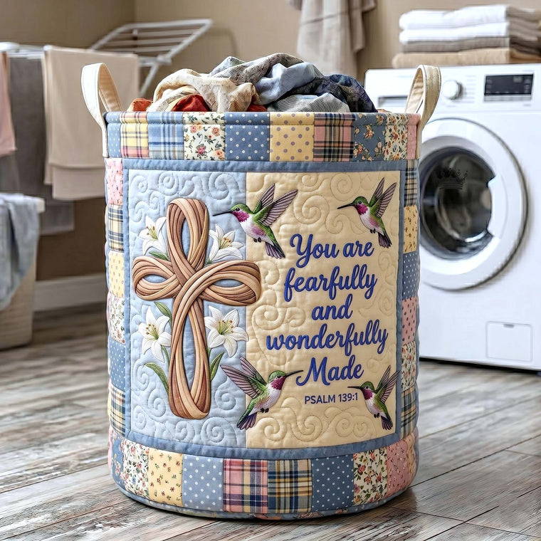 Grace Garden Laundry Tote Bag