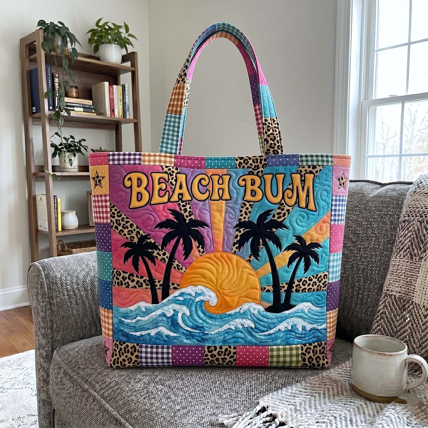 The Beach Bum Quilted Tote
