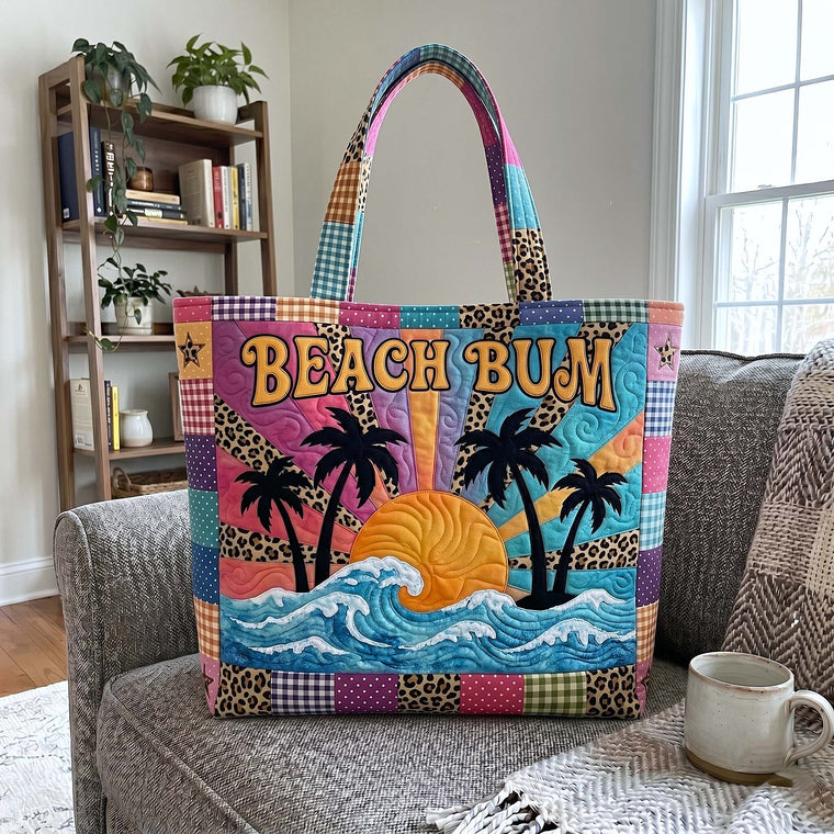 The Beach Bum Quilted Tote