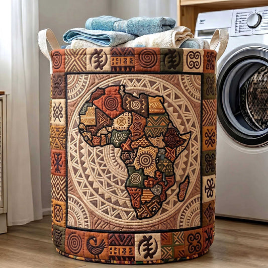 African Roots Laundry Quilted Tote