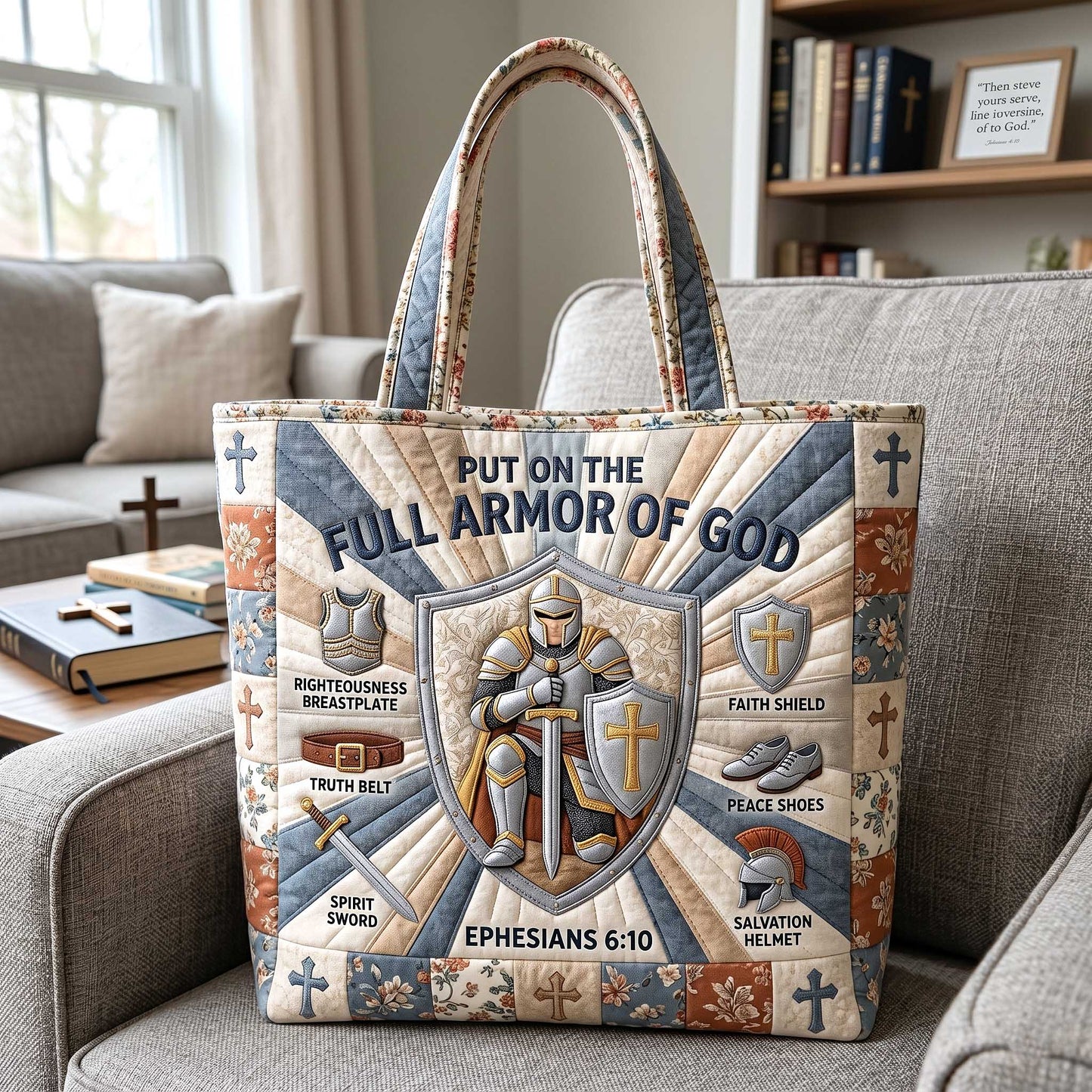 Everyday Armor Cross Quilted Tote